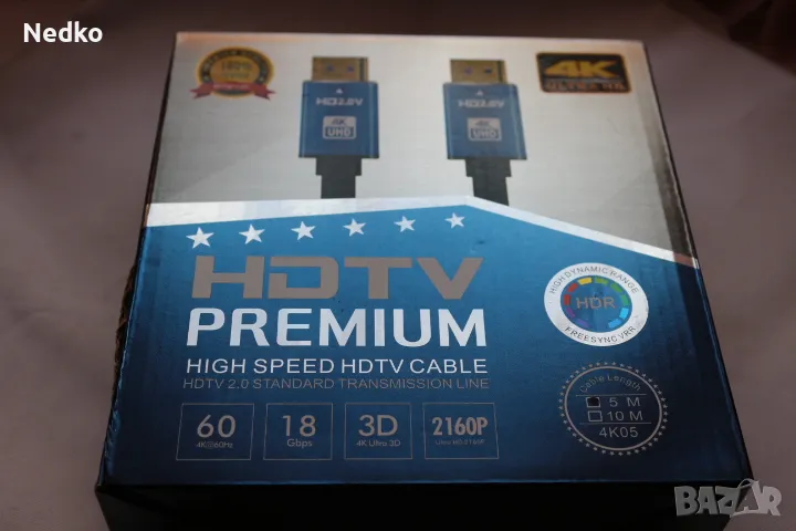 кабел HDMI 5 метра 4K, снимка 1
