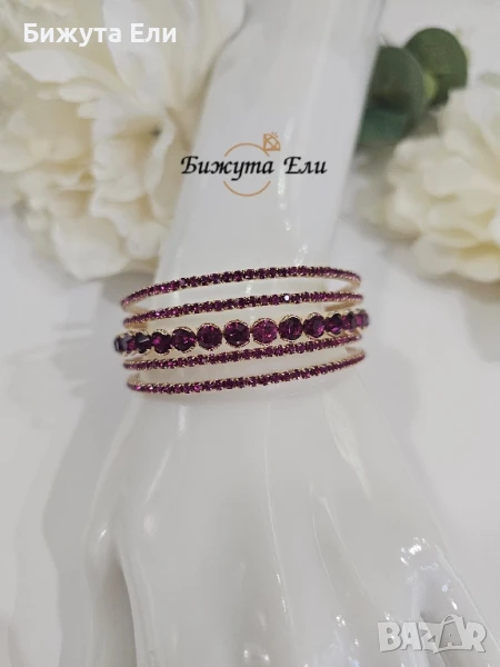 Гривна кристали , снимка 1