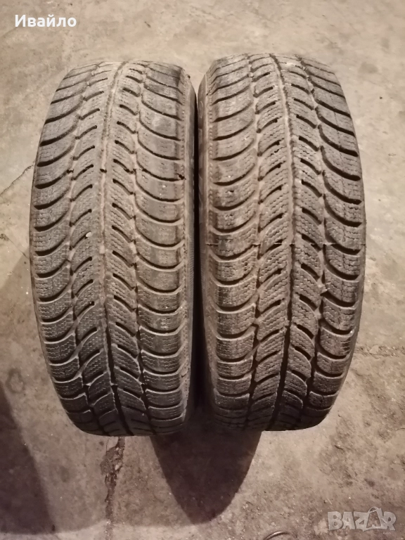 Продавам 2 броя зимни гуми 175.70.13 на 1 сезон дот 2019 Sava , снимка 1