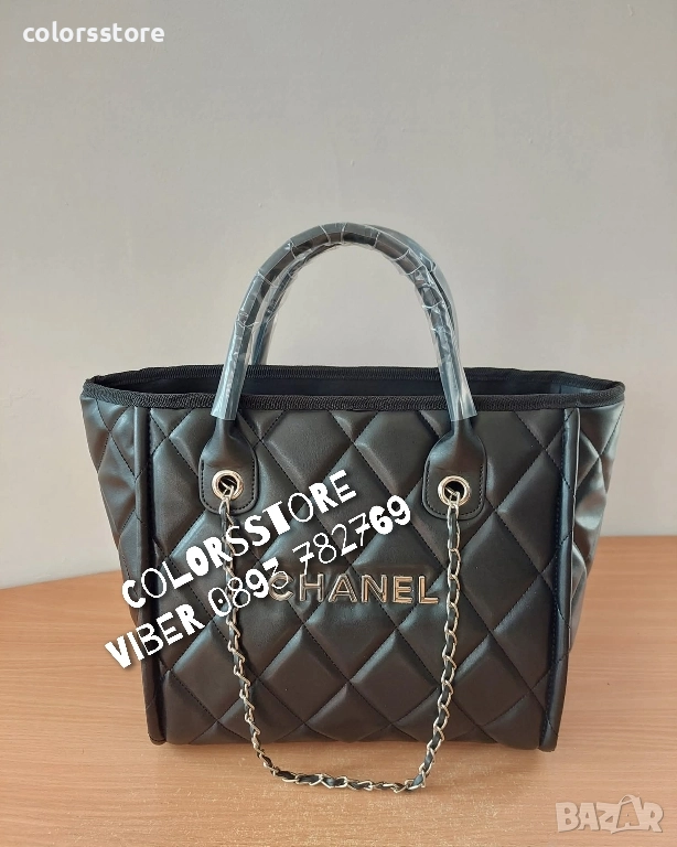 Черна луксозна чанта  код DS-A323, снимка 1