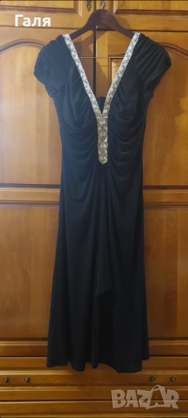 Черна официална рокля р-р L, снимка 1