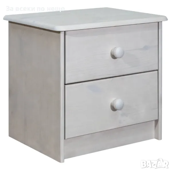 Нощно шкафче, 43x34x40 см, борово дърво масив Код P55, снимка 1