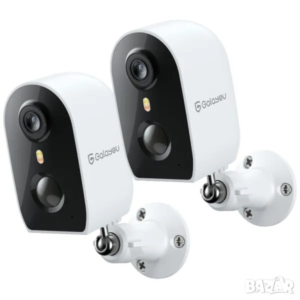 2бр. WiFi камера с акумулаторна батерия ., снимка 1