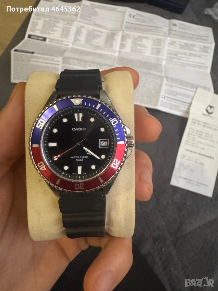 Casio Duro (pepsi) 38 mm, снимка 1