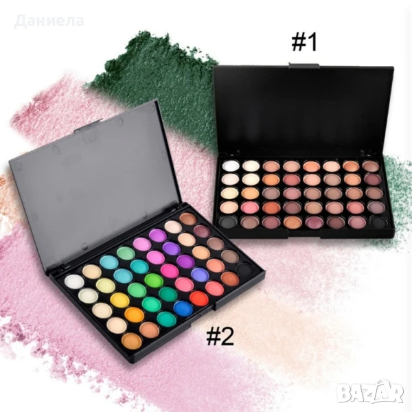 Палитра с 40 сенки за очи, снимка 1