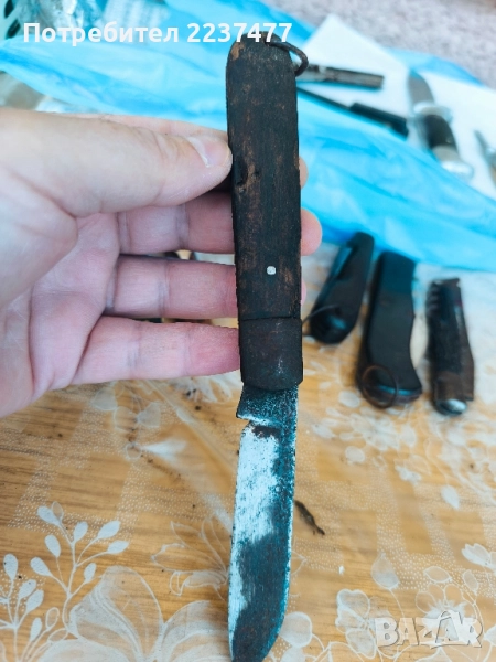 много стар войнишки нож , снимка 1