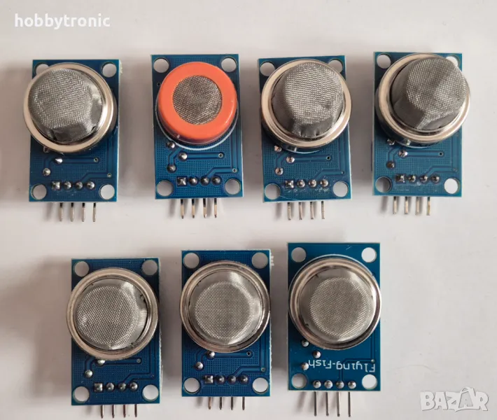 Gas sensor MQ-2, MQ-3, MQ-4, MQ-5, MQ-6, MQ-7, MQ-9, MQ-135, снимка 1