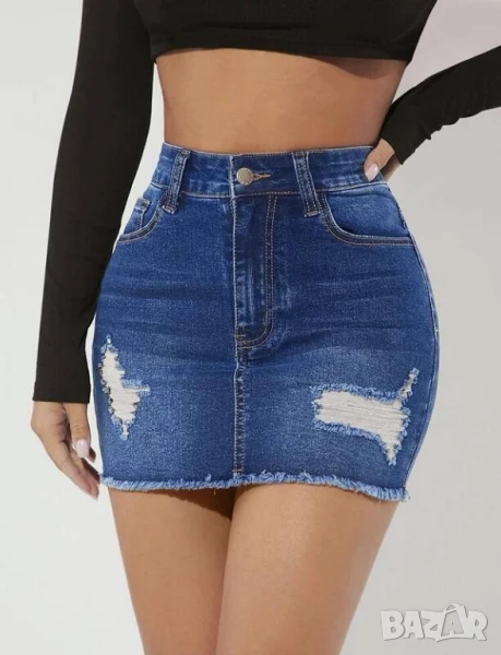 дънкова пола , снимка 1