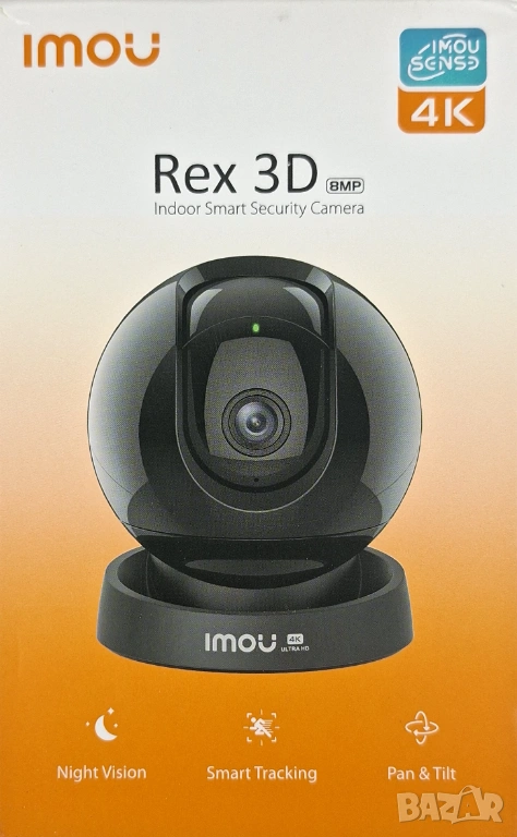 Нова вътрешна камера Imou Rex 3D (4K Ultra HD / 8MP), снимка 1