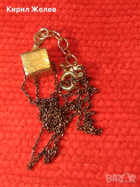 ПРЕКРАСНО НЕЖНО СРЕБЪРНО АРТ ДЕКО СТИЛ КОЛИЕ СРЕБРО 925 ФИНА РЪЧНА ИЗРАБОТКА 28527, снимка 1