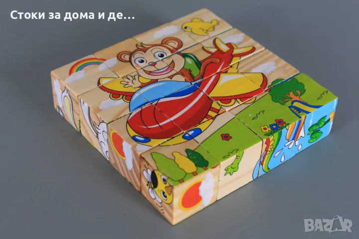 ✨Дървени кубчета (16бр) , снимка 1