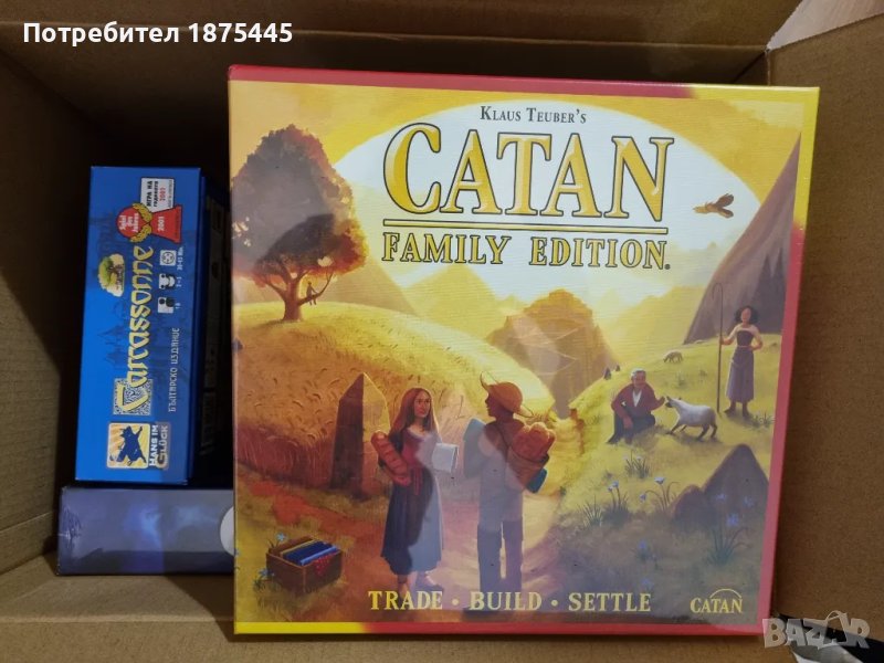 Catan/Ticket to Ride Europe/Cluedo/Каркасон - бордови игри, снимка 1