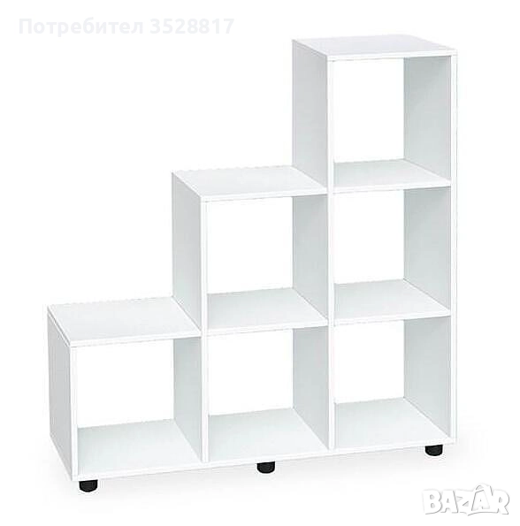 Етажерка кубо 5 Бяла , снимка 1
