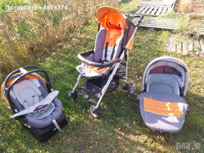 Детска количка Chicco 3 in 1, снимка 1