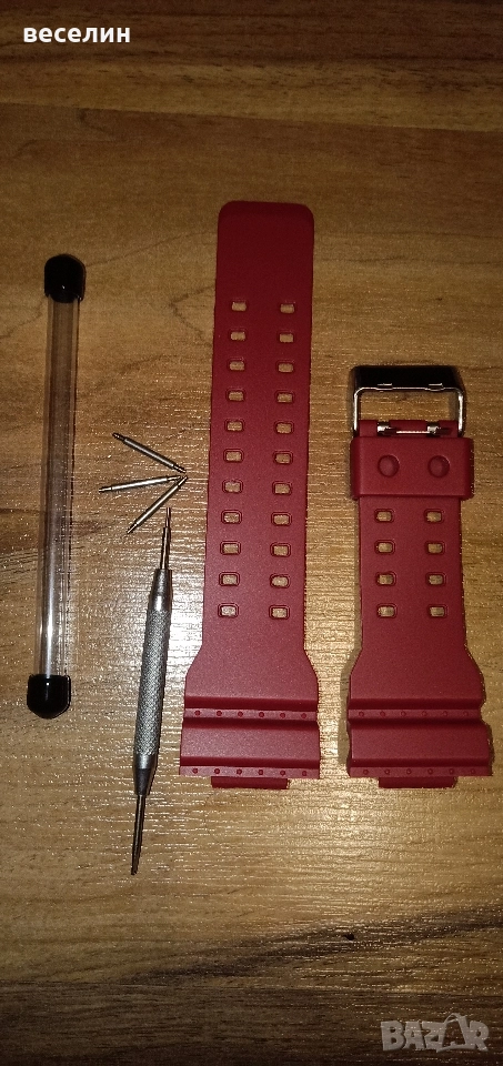 Каишка за часовник Casio GA100 и съвместимите с него модели, снимка 1