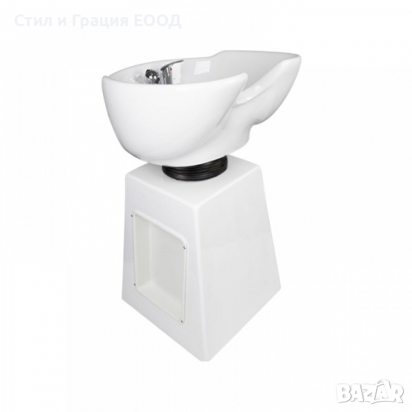 Измивна фризьорска колона Gabbiano MT-A2 - бяла, снимка 1