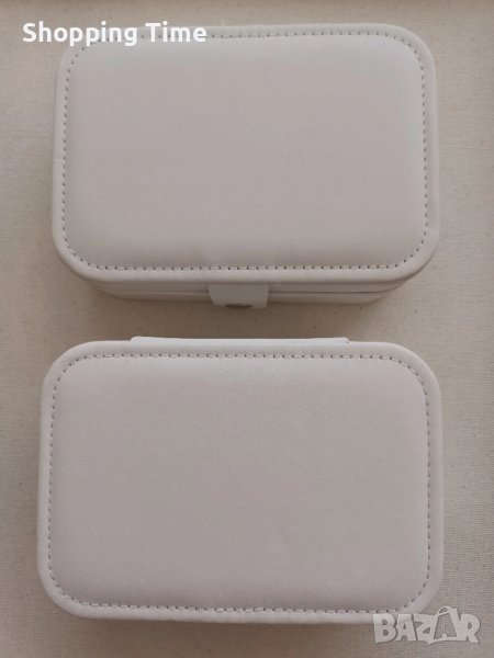 НОВ комплект от 2 кутии за бижута в бяло, Спиди/лично предаване, снимка 1