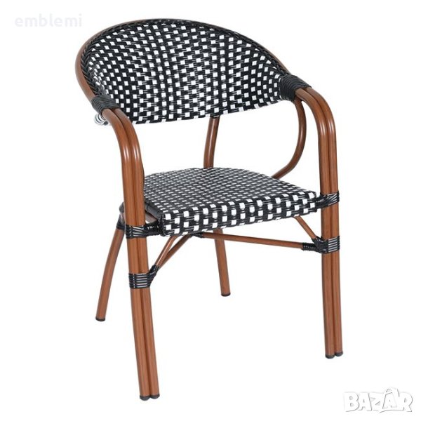 Стол трапезен Paris ARM Черен, снимка 1