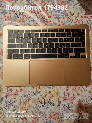 Топкейс macbook air a2337 роуз голд 
