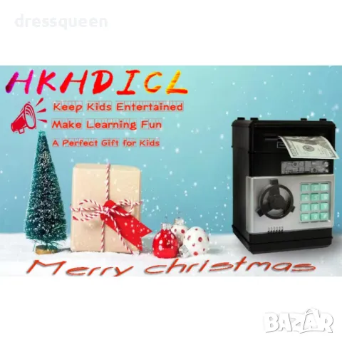 4353 Електронна касичка за деца, Черна