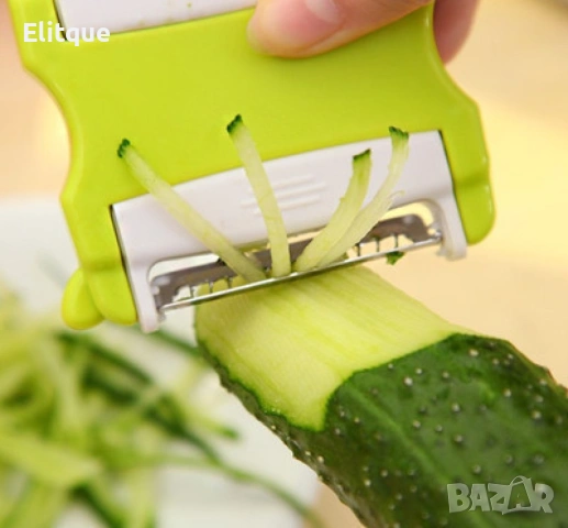 Сгъваем многофункционален нож за белене и ренде за плодове и зеленчуци, снимка 8 - Други инструменти - 53407569