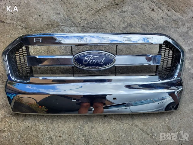 Решетка предна броня хром Ford Ranger 3