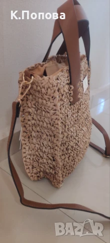 Лятна плетена малка чанта, снимка 4 - Чанти - 50521540