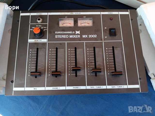 Stereo Mixer MX 2002 , снимка 3 - Ресийвъри, усилватели, смесителни пултове - 44698283