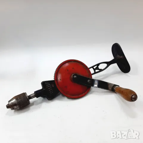 Стара голяма ръчна дрелка, бормашина, маткап(9.4)