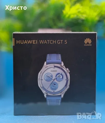 НОВ!!! Смарт часовник Huawei Watch GT 5, 46mm, Blue Woven Strap, снимка 3 - Смарт часовници - 48590889