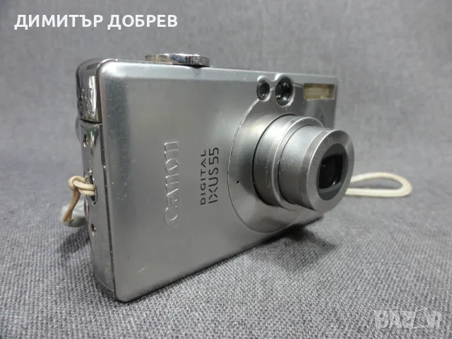 ЦИФРОВ ФОТОАПАРАТ CANON DIGITAL IXUS 55 5.0MP CCD DIGITAL CAMERA Y2K DIGICAM, снимка 4 - Фотоапарати - 55722755