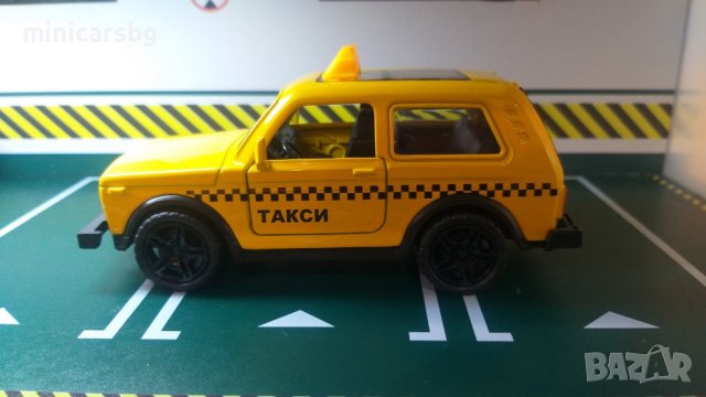 Метални колички: Lada Niva Taxi (Лада Нива Такси), снимка 3 - Колекции - 40714863