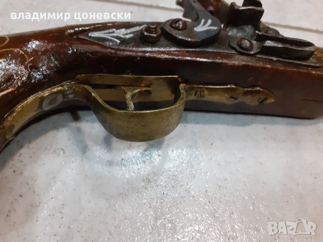 Стар красив кремъчен пистолет,пищов,пушка, снимка 5 - Колекции - 42703814