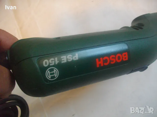 BOSCH PSE150 Made in SWITZERLAND ЕЛЕКТРИЧЕСКО ДЛЕТО МАШИНА ШАБЪР ОРИГИНАЛНА ШВЕЙЦАРСКА БОШ 150 ВАТА, снимка 18 - Други инструменти - 49498470