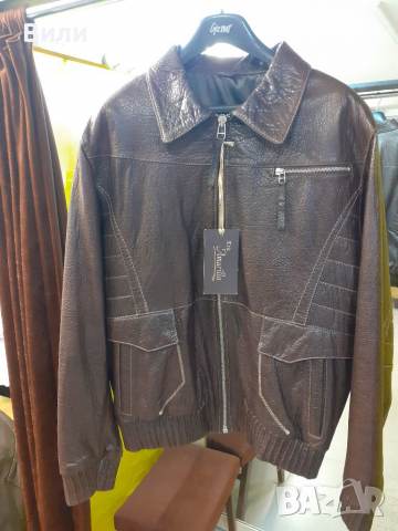 Яке от естествена кожа 