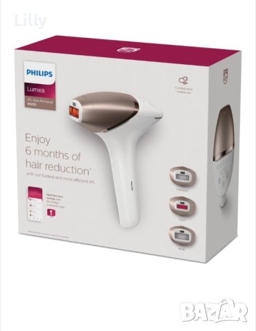 Фотоепилатор IPL Philips Lumea Seria 9000, снимка 7 - Друга електроника - 40470889