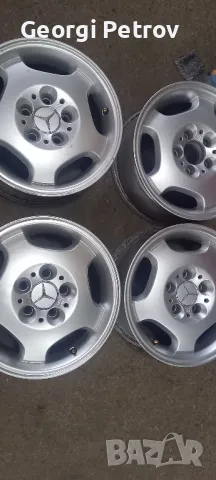джанти мерцедес 15с 7j,,eт35 ретро на оригинална боя прави без заварки, снимка 3 - Гуми и джанти - 50436375