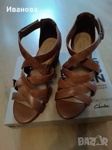 Дамски сандали Clarks 30номер, снимка 1