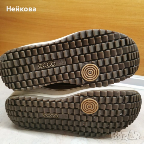 Дамски зимни ботуши ECCO Trace Lite HydroMax в кафяво - размер 39 , снимка 8 - Дамски ботуши - 53505554