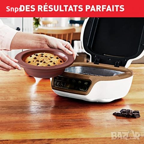 Уред за печене на мъфини Tefal 4 форми 5 програми, съвместими с Crispybake KD802112, снимка 7 - Други - 39119104