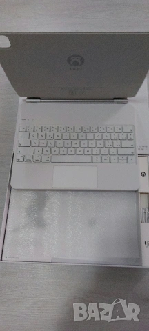 Премиум Калъф с Клавиатура HOU (Magic Keyboard Type) за Apple iPad Pro 13" M4 (2024), снимка 3 - Таблети - 53303282