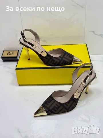 Fendi Дамски Обувки На Ток Фенди Код SB-27, снимка 3 - Дамски обувки на ток - 55722261