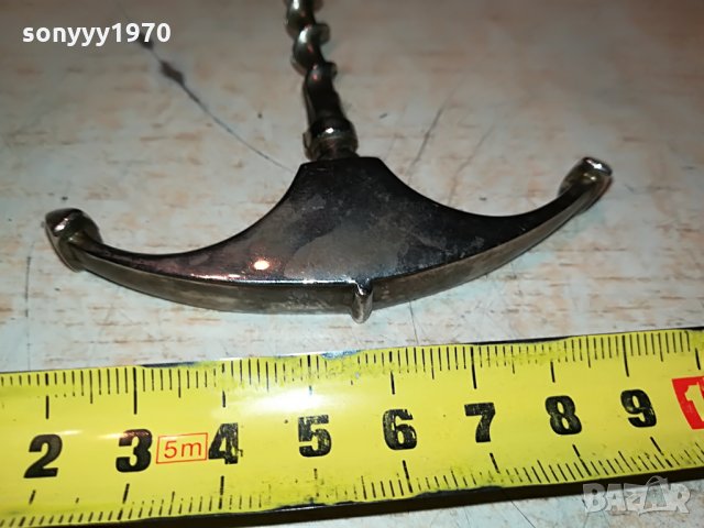 котва-тирбушон от франция 1108212049, снимка 5 - Антикварни и старинни предмети - 33790744
