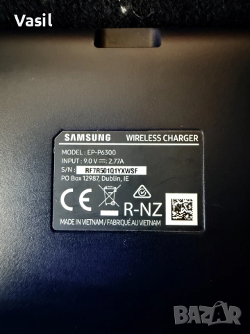 Samsung Wireless Charger Trio EP-P6300 + Fast Charger + USB-C кабел, снимка 3 - Безжични зарядни - 56106849