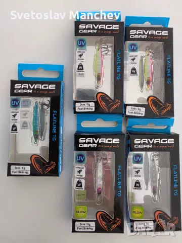 Волфрамови пилкери Savage Gear Flatline TG 3cm 5gr.