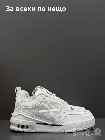 Louis Vuitton Мъжки Маратонки👟Мъжки Спортни Обувки Луис Витон - Бели Или Черни Код E124, снимка 8 - Маратонки - 55798536