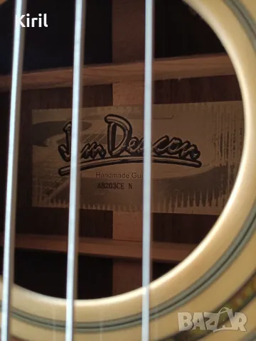 Акустичена Бас китара Jim Deacon Handmade in UK, снимка 5 - Китари - 50180121