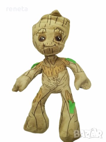 Играчка Marvel groot, Плюшена, Кафяв, 30 см, снимка 1 - Плюшени играчки - 41808551