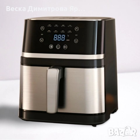 Електрически фритюрник с капацитет 10L – неръждаема стомана, 1350W, автоматично изключване, снимка 5 - Фритюрници - 52086664