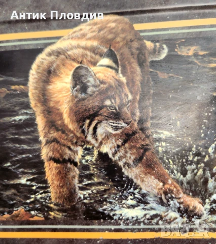 Керамична чиния „Gold Rush“ – John Seerey-Lester, The Bradford Exchange (1999), снимка 2 - Пана - 51338237